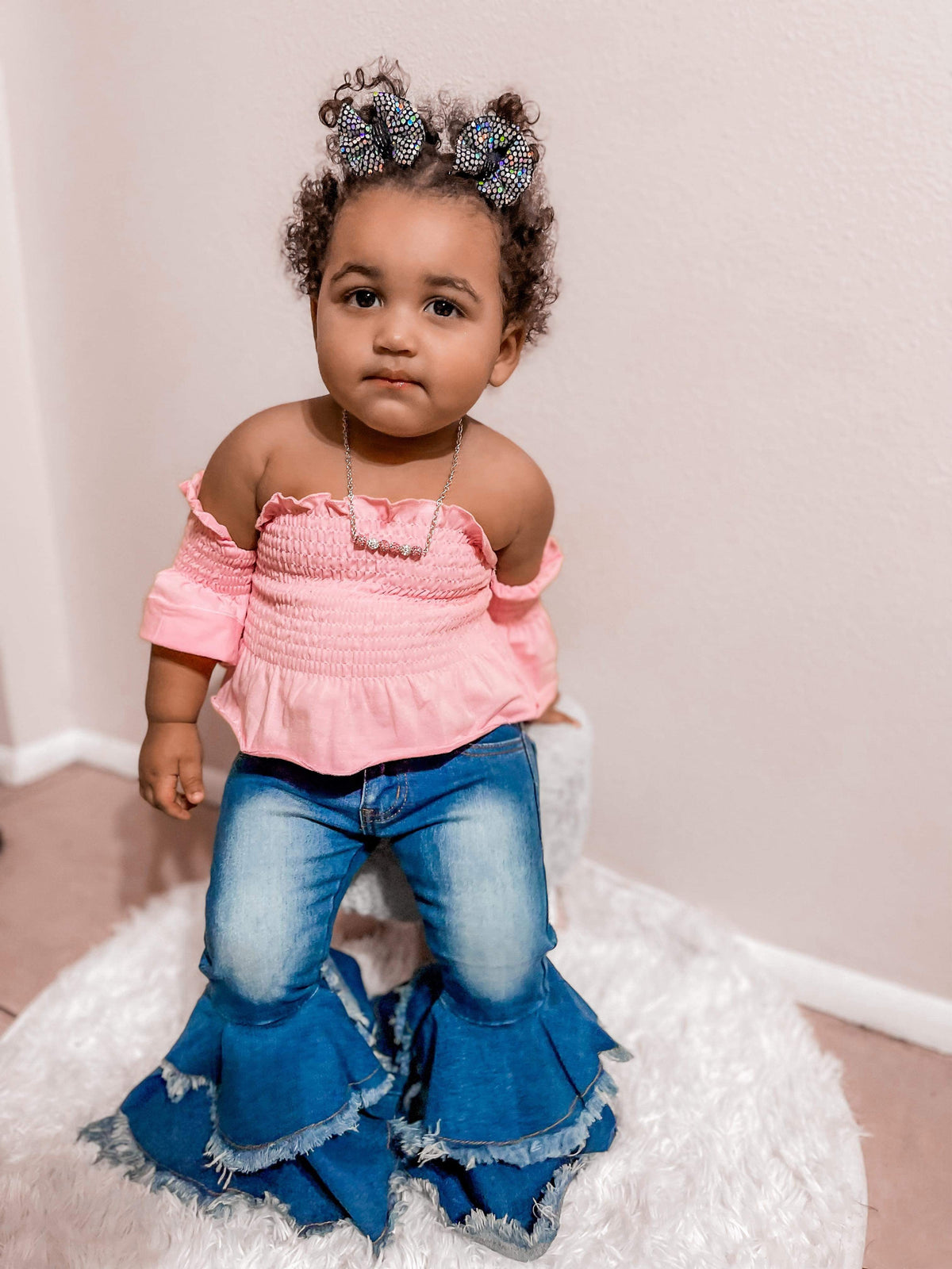 Rodeo Queen denim bells (5 options) - Pretty Petty Co
