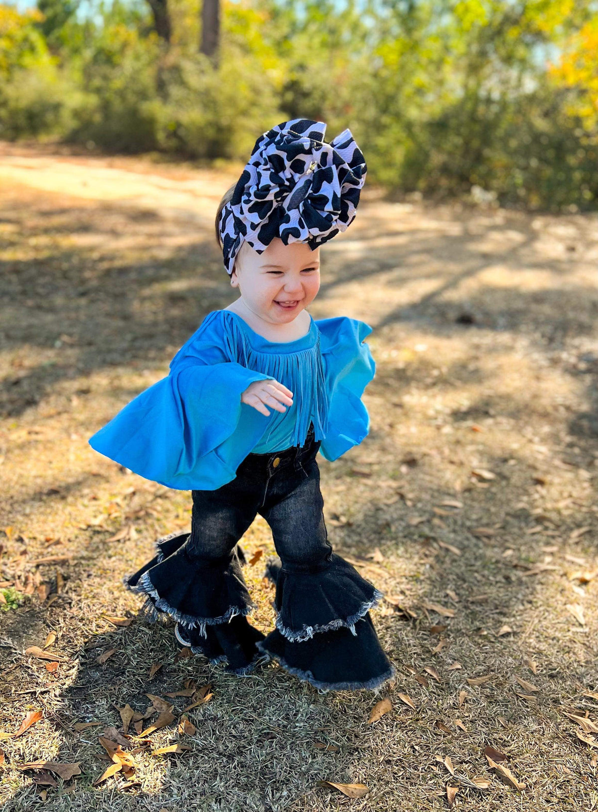 Rodeo Queen denim bells (5 options) - Pretty Petty Co