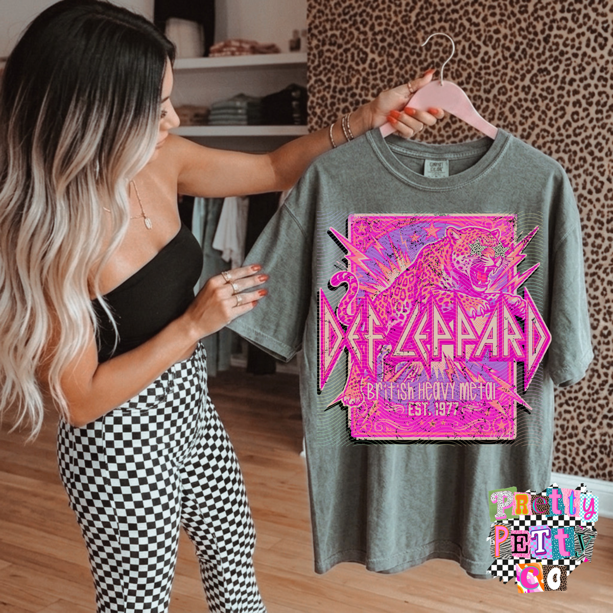 Vintage Def Leppard Shirt – Classic Rock Tee, Grunge Graphic Tee - Pretty Petty Co