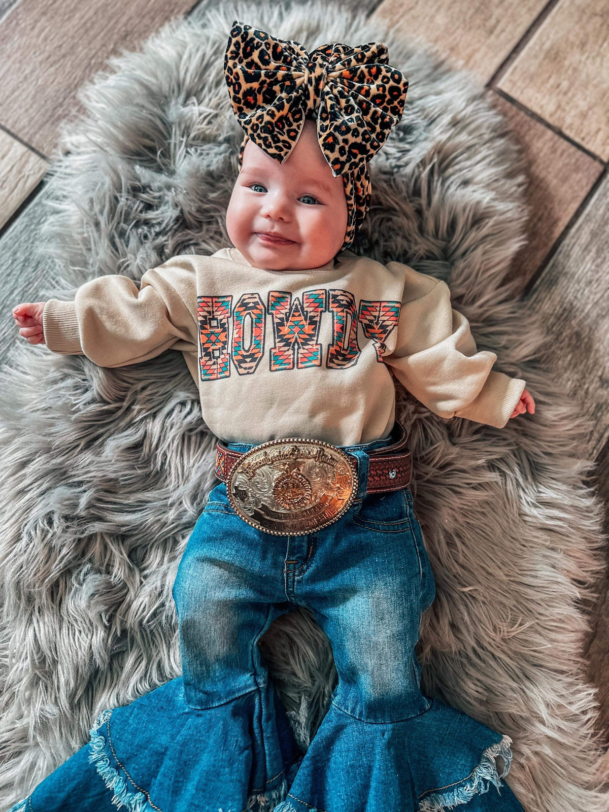 Rodeo Queen denim bells (5 options) - Pretty Petty Co