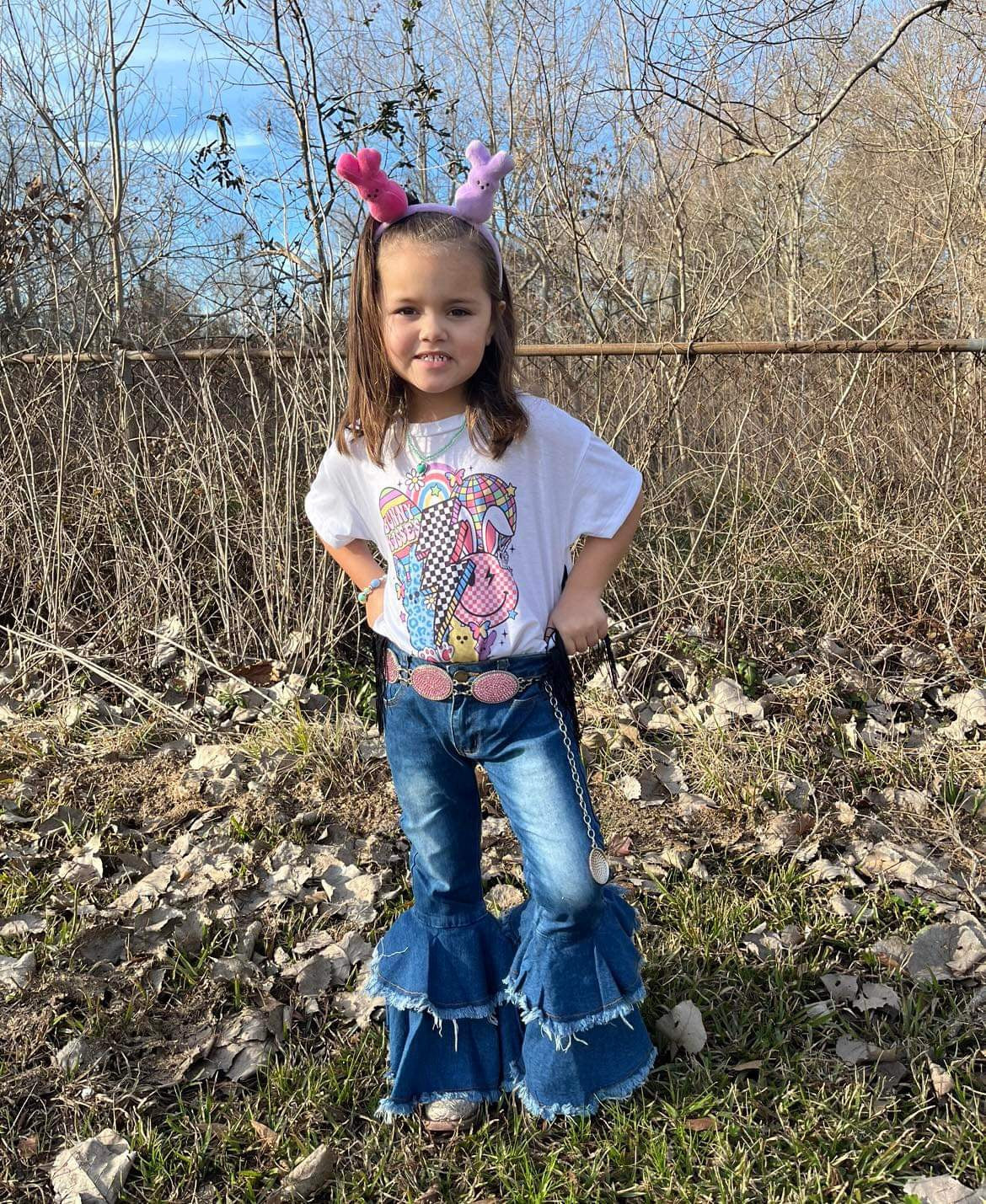 Rodeo Queen denim bells (5 options) - Pretty Petty Co