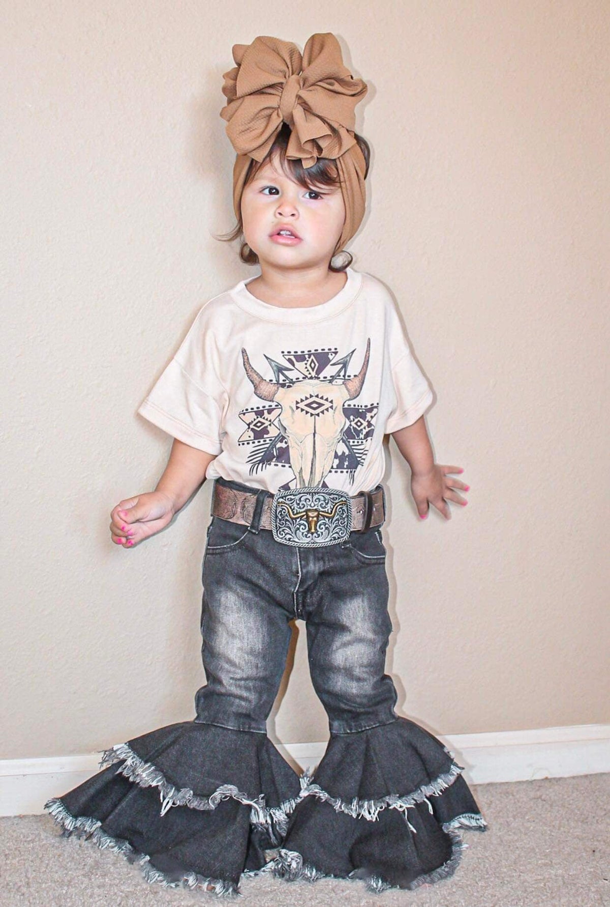 Rodeo Queen denim bells (5 options) - Pretty Petty Co