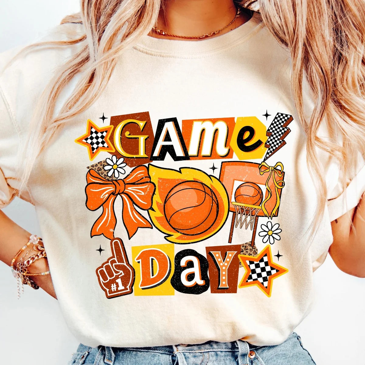 Game Day Basketball Graphic Tee | Retro Sports Shirt