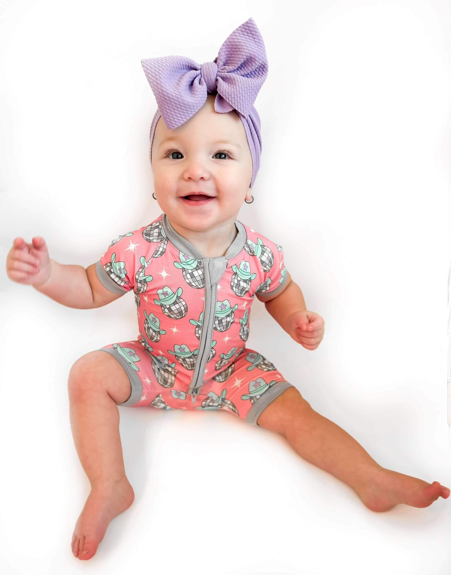3T Disco Cowgirl Bamboo Shortie Romper (FINAL SALE)