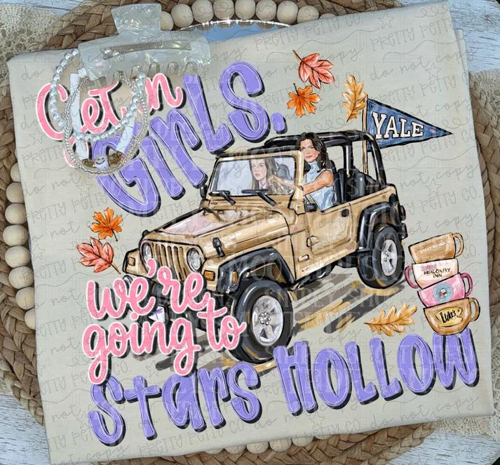 Girls Fall Road Trip Graphic Tee | Autumn Besties Shirt