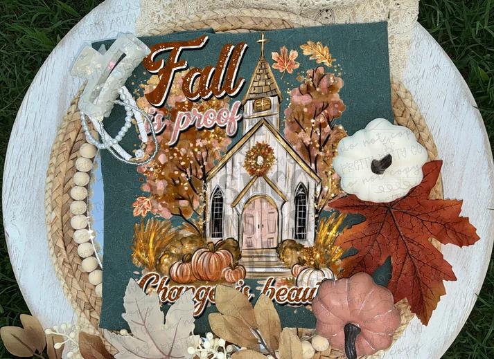 Fall Is Proof Church Graphic Tee | Faith Fall Shirt