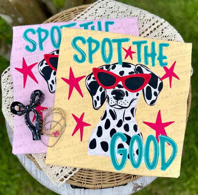 Spot the Good Positive Vibes Graphic Tee