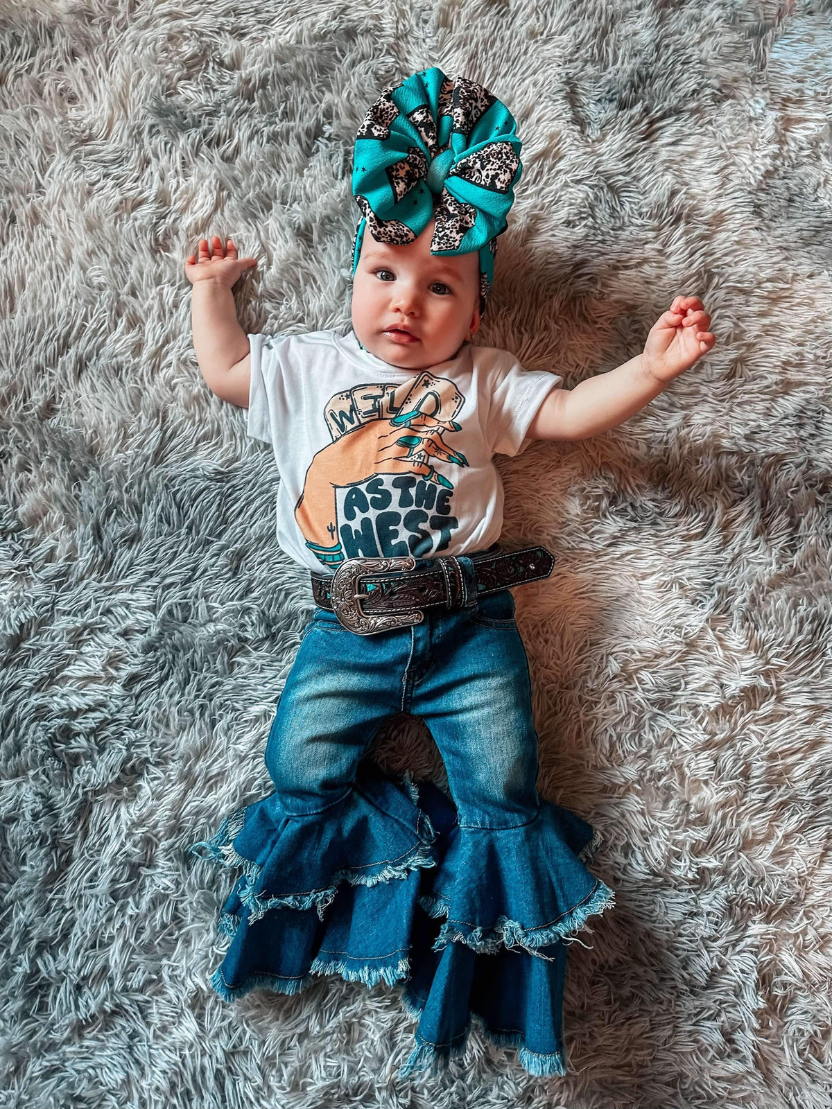 Rodeo Queen denim bells (5 options) - Pretty Petty Co