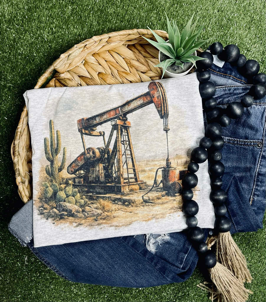 Pump Jack (Gildan Tee) - Pretty Petty Co