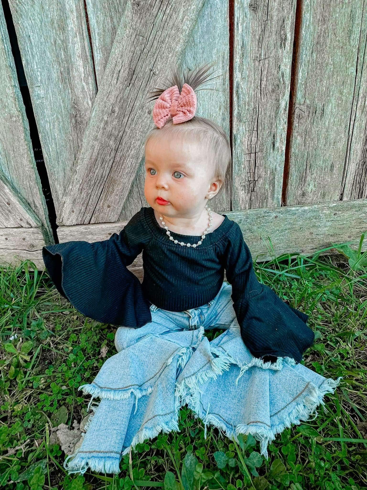 Rodeo Queen denim bells (5 options) - Pretty Petty Co
