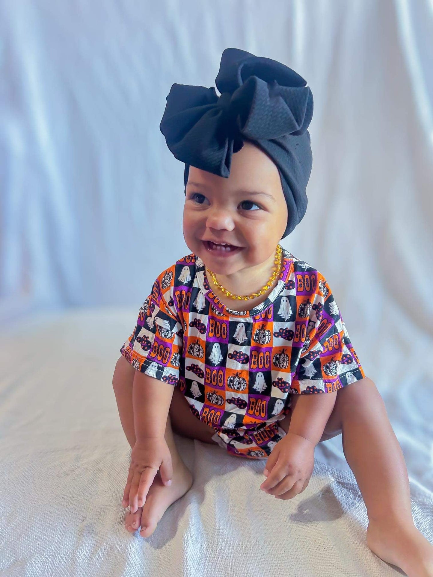2T BOO Halloween Oversized Bamboo Romper (FINAL SALE)