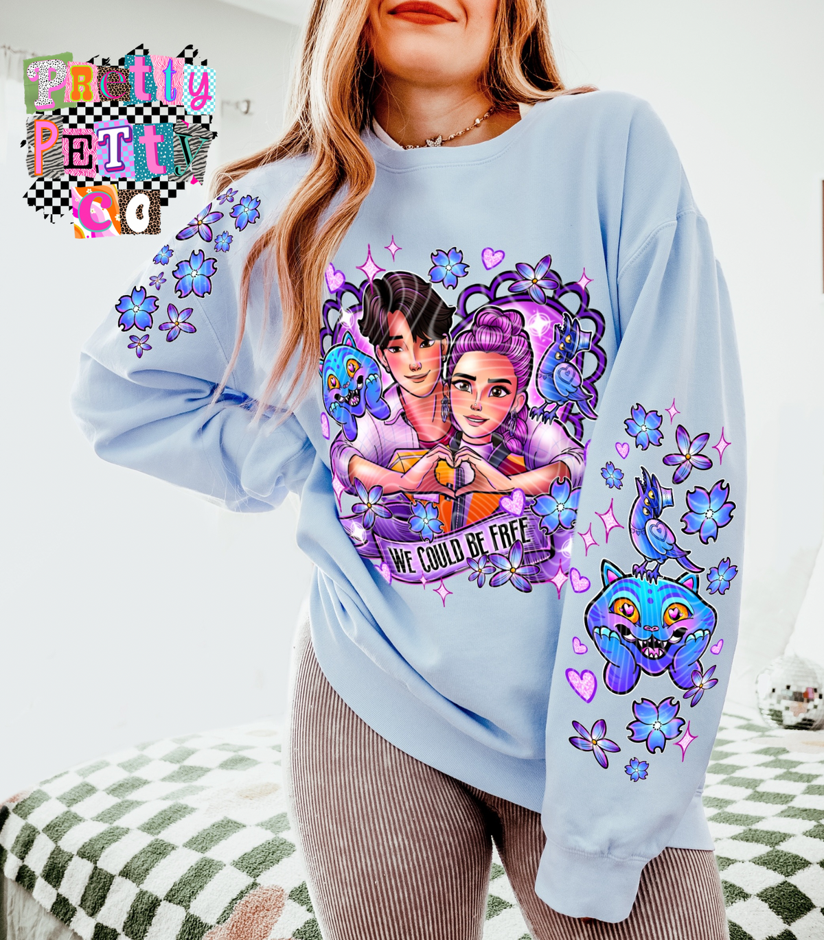 We Could Be Free K-Pop Inspired Graphic Tee, Demon Hunter Shirt, Gildan, Youth & Adult Sizing, DTF Printed - Pretty Petty Co