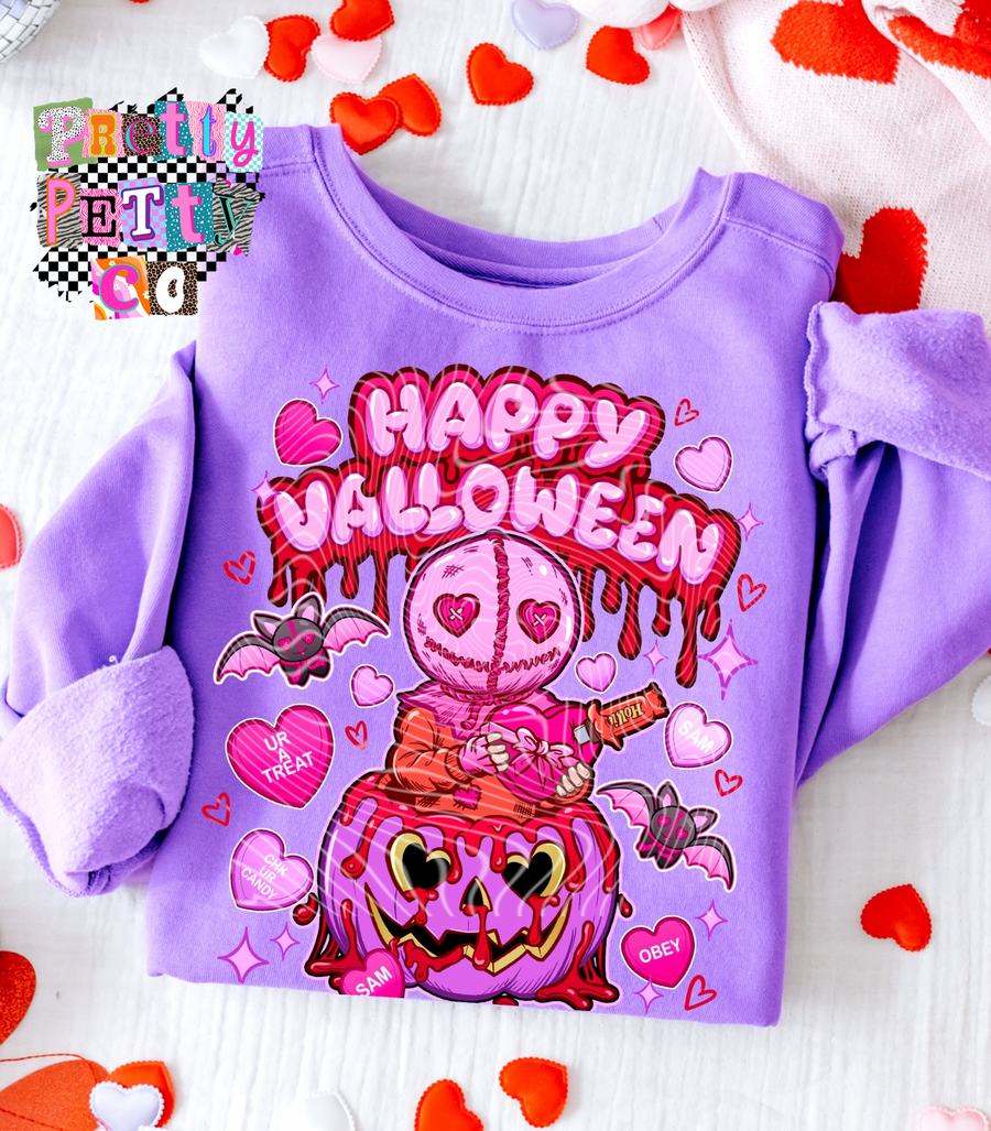 Happy Valloween T-Shirt, Spooky Fun Graphic Tee, Comfort Colors, Youth & Adult Sizing, DTF Printed - Pretty Petty Co
