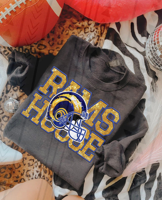 Football Fan Faux Embroidery Shirt – Trendy Sports & Team Spirit Graphic Tee – Unisex DTF Print – Youth & Adult Sizes