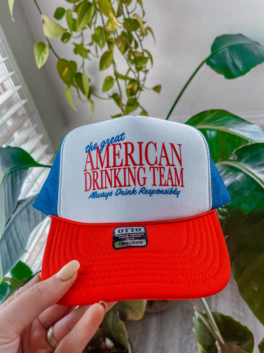 Underground Original Design: Great American Drinking Team, Summer Trucker Hat - Pretty Petty Co