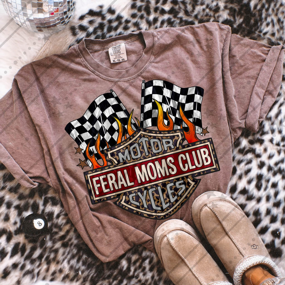 Feral Mama Club Shirt | Funny Mom Graphic Tee | Trendy Motherhood Shirt | Chaos Mom Apparel | Cute Mom Gift