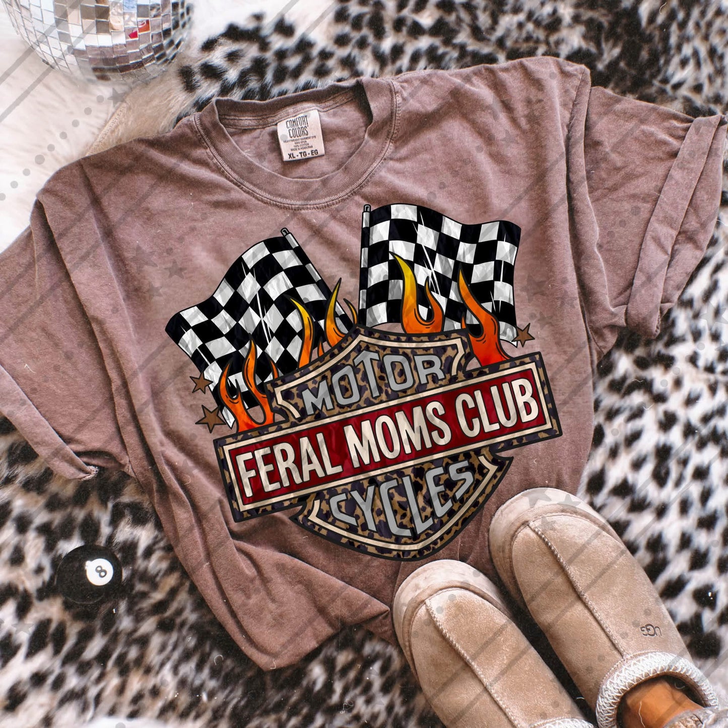 Feral Mama Club Shirt | Funny Mom Graphic Tee | Trendy Motherhood Shirt | Chaos Mom Apparel | Cute Mom Gift