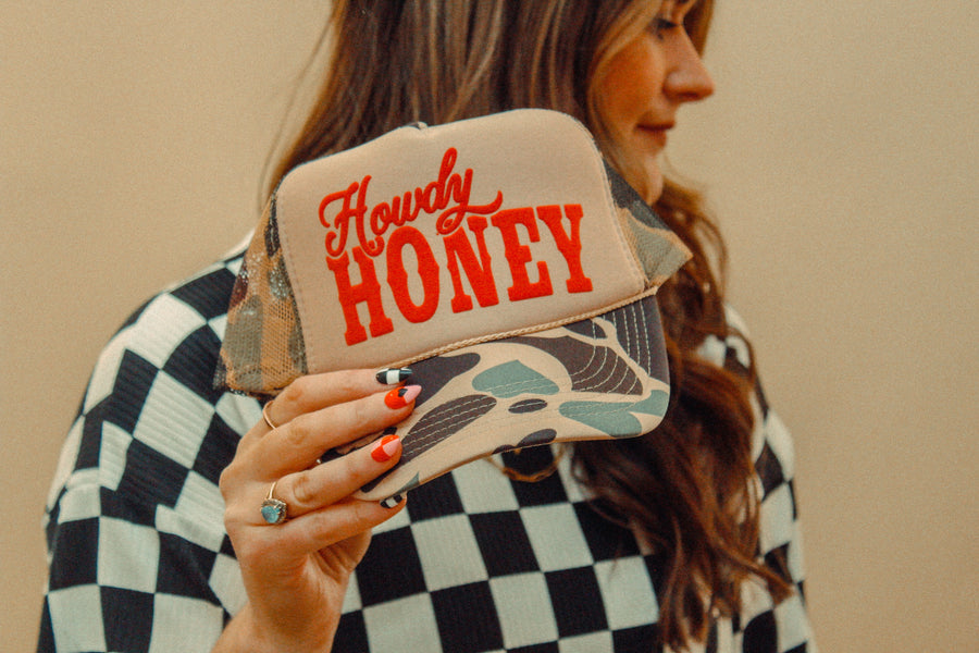 Underground Original Design: Howdy Honey, Western Trucker Hat - Pretty Petty Co