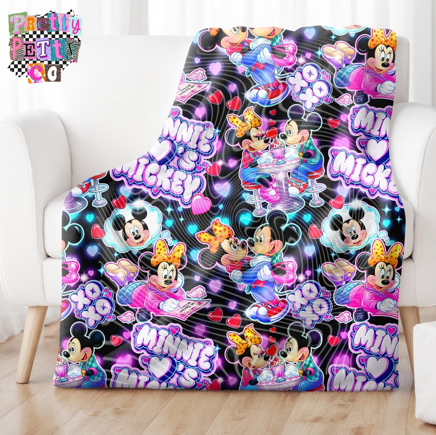 Mouse Fan Blanket – Plush Throw, Soft Cozy Blanket, Limited Edition