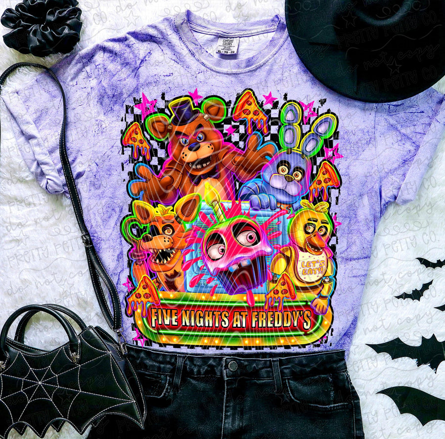 Night Shift Security Horror Game Tee | Animatronic Survival Graphic Shirt | Retro Gamer T-Shirt - Pretty Petty Co
