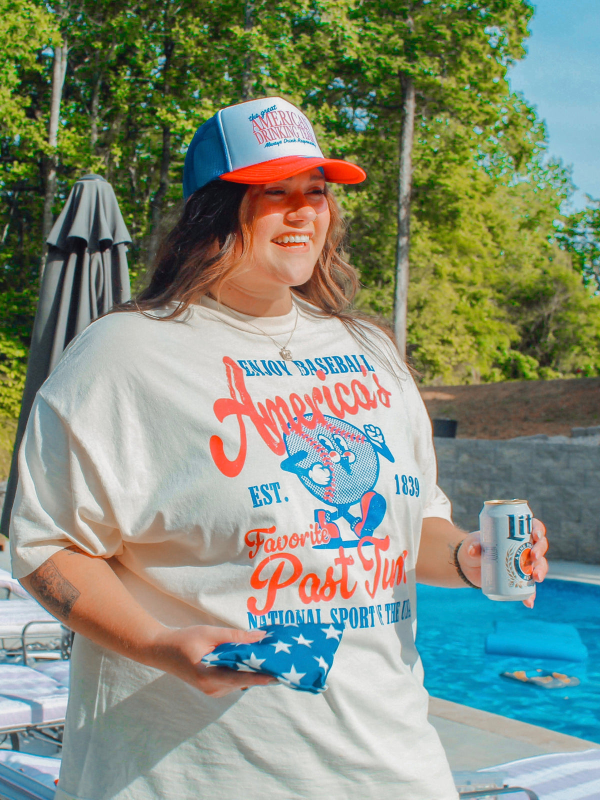 Underground Original Design: Great American Drinking Team, Summer Trucker Hat - Pretty Petty Co