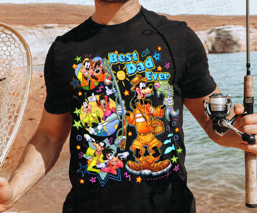 Best Dad Ever Graphic Tee | Funny Goofy Dad Shirt | Retro Father’s Day Gift Tee for Dad - Pretty Petty Co
