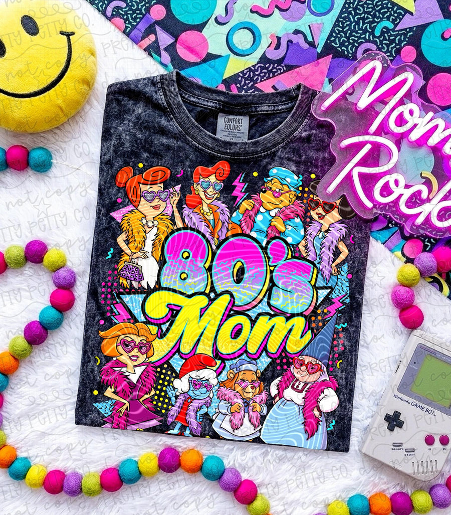 80s Mom Shirt Comfort Colors Graphic Tee Retro Vintage Mama Shirt Oversized Trendy Mom Tee - Pretty Petty Co