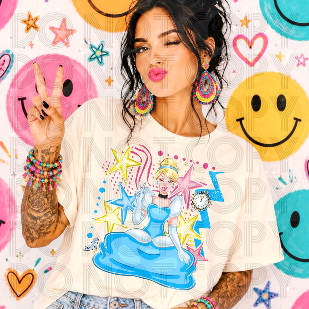 Princess Making Funny Faces Shirt | Cute Fairytale Graphic Tee | Trendy Unisex Tee