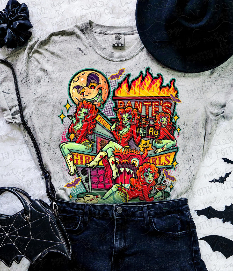 Dante's Inferno Room Shirt | Retro Horror Movie Tee | Cult Classic Halloween Graphic Tee | Spooky Season Apparel | Horror Fan Gift