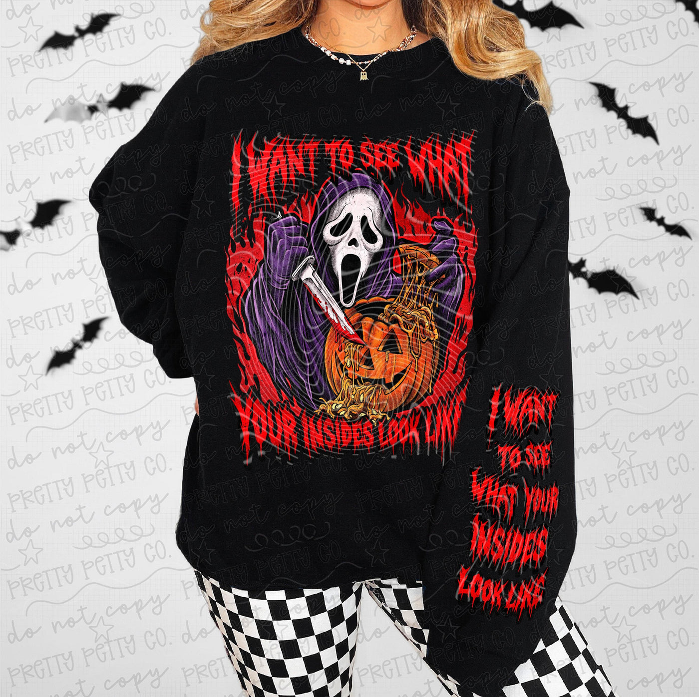 Scary Movie Halloween Graphic Tee | Horror Pumpkin Shirt | Spooky Season Slasher T-Shirt
