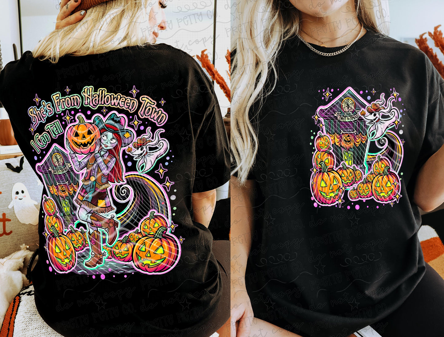 She's From Halloween Town Shirt | Spooky Season Graphic Tee | Cute Halloween Shirt | Fall Halloween Apparel | Witchy Graphic Tee