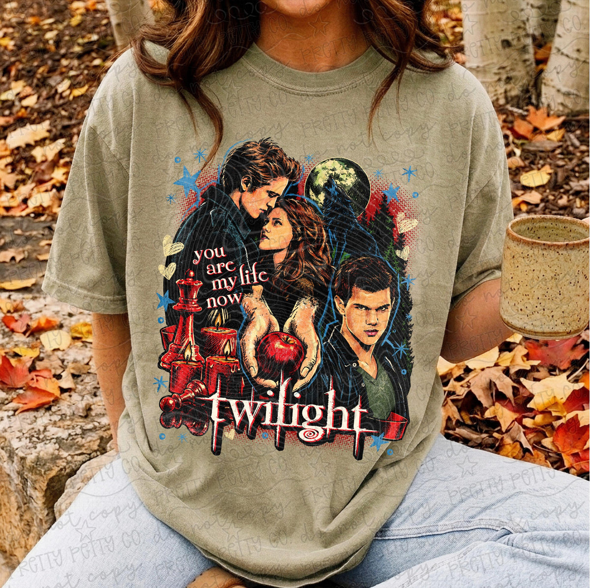 Vampire Inspired Graphic Tee or Sweatshirt | Vampire Romance Shirt | Forks Washington Movie Inspired Tee | Front Back & Sleeve Options