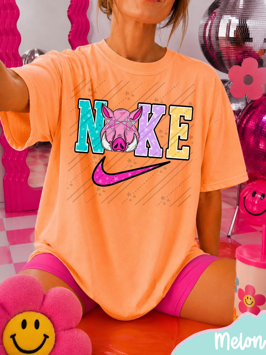 Swoosh Mascot Shirt | School Spirit Tee | Game Day Apparel | Football Season Shirt | Custom Mascot Tee