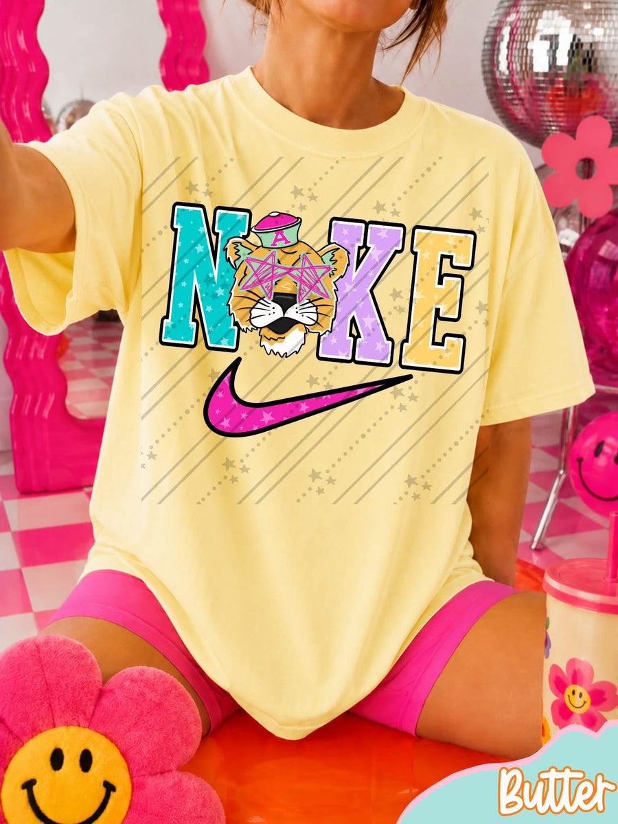 Swoosh Mascot Shirt | School Spirit Tee | Game Day Apparel | Football Season Shirt | Custom Mascot Tee