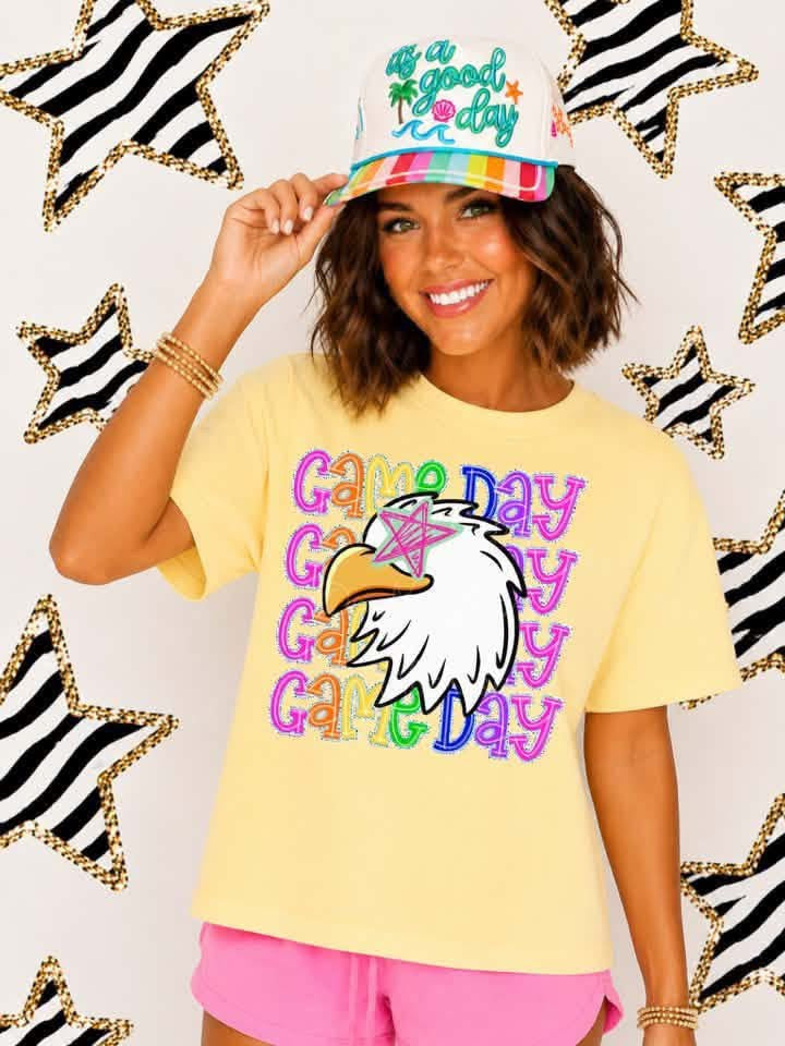 Game Day Mascot Shirt | School Spirit Tee | Football Game Day Apparel | Custom Mascot Fan Shirt