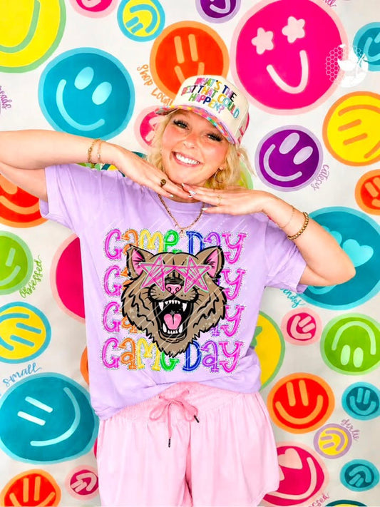 Game Day Mascot Shirt | School Spirit Tee | Football Game Day Apparel | Custom Mascot Fan Shirt