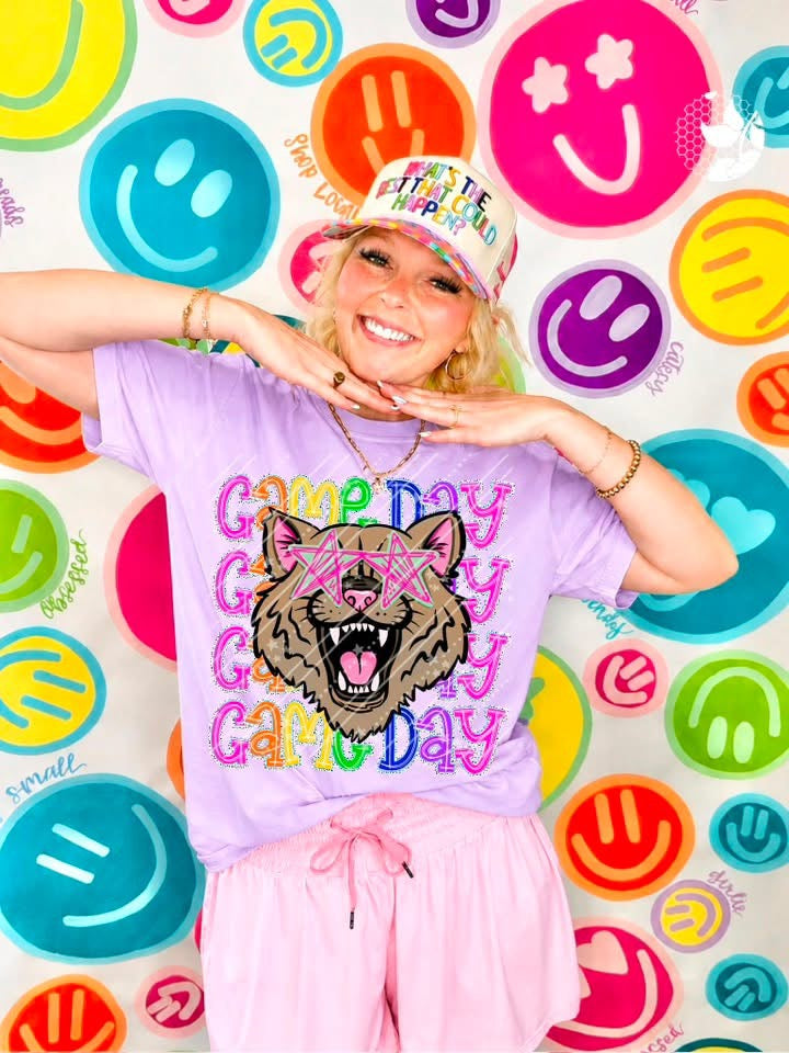 Game Day Mascot Shirt | School Spirit Tee | Football Game Day Apparel | Custom Mascot Fan Shirt