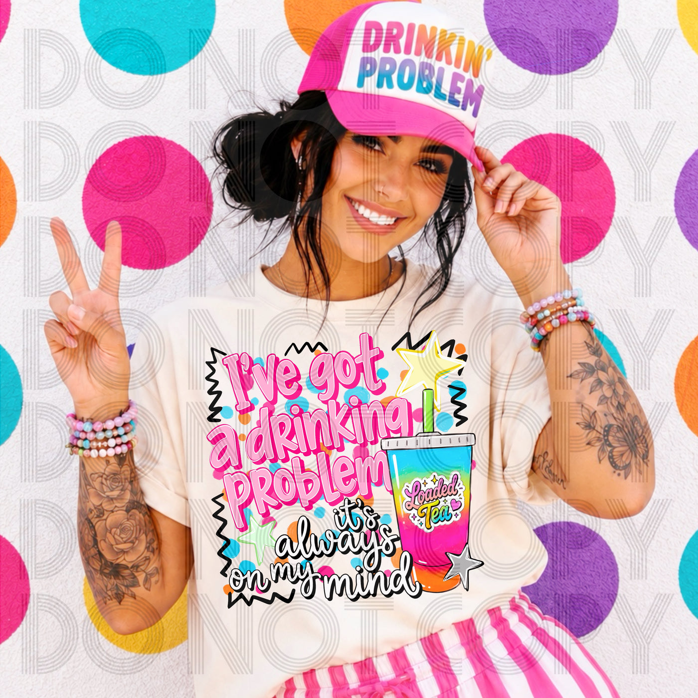 I’ve Got a Drinking Problem Funny Drink Lover Graphic Tee