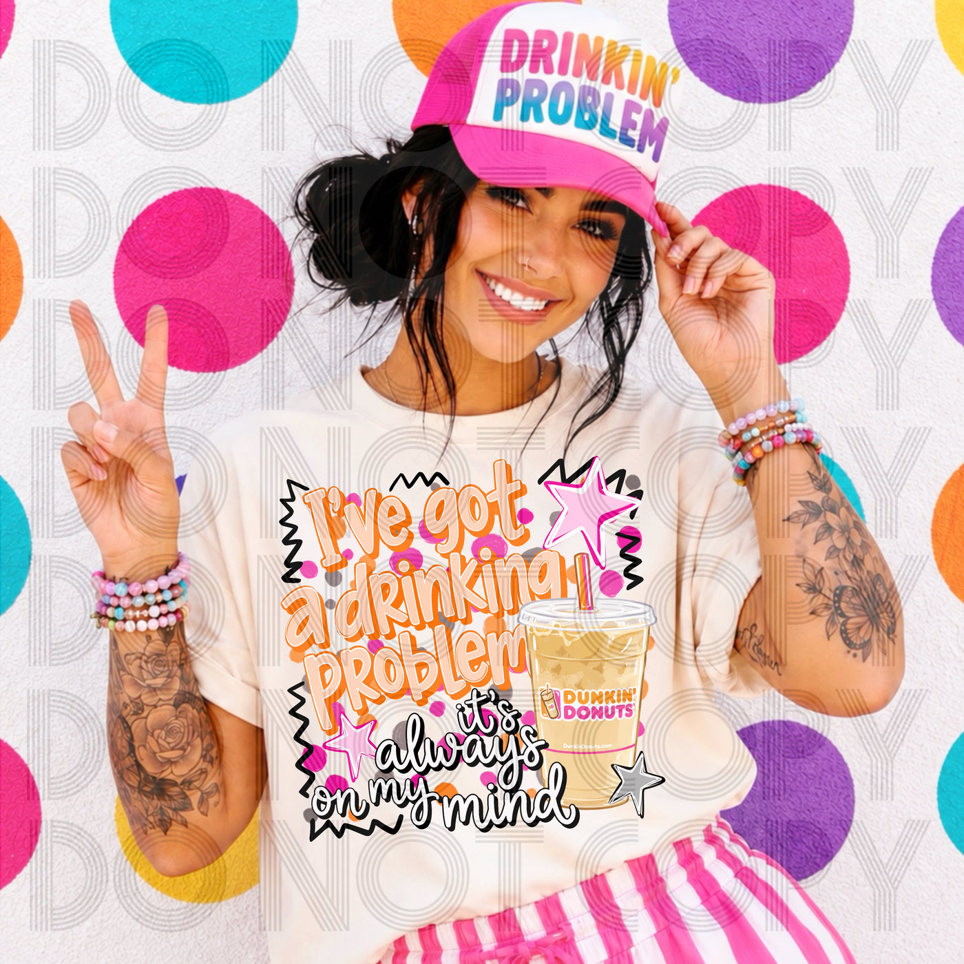 I’ve Got a Drinking Problem Funny Drink Lover Graphic Tee