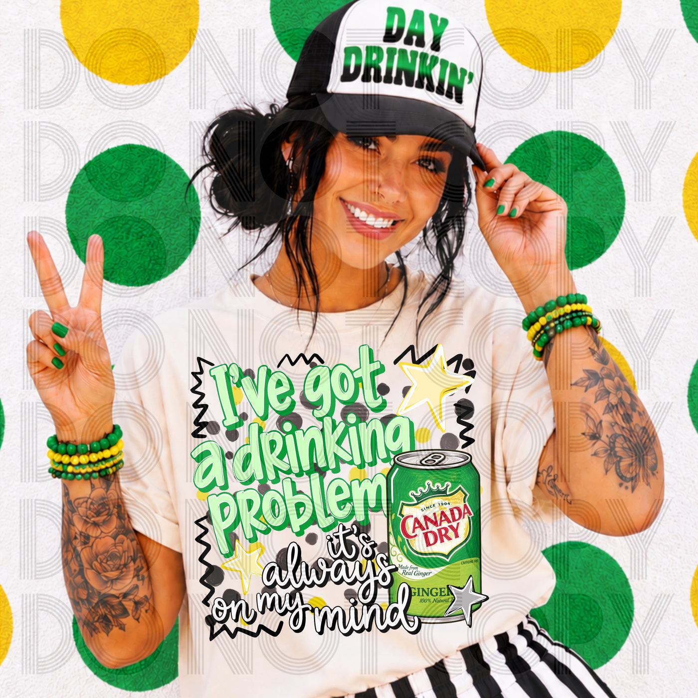 I’ve Got a Drinking Problem Funny Drink Lover Graphic Tee