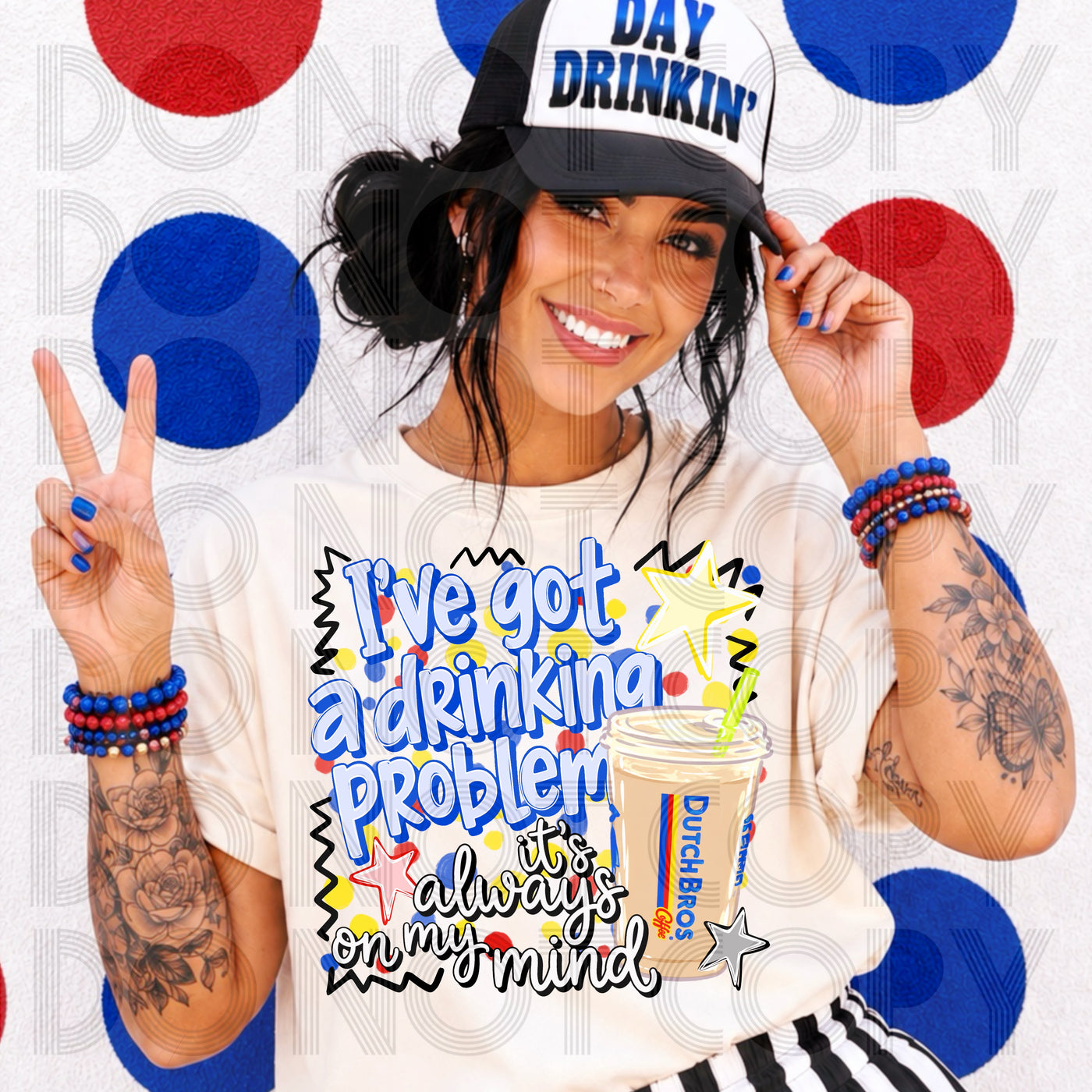 I’ve Got a Drinking Problem Funny Drink Lover Graphic Tee