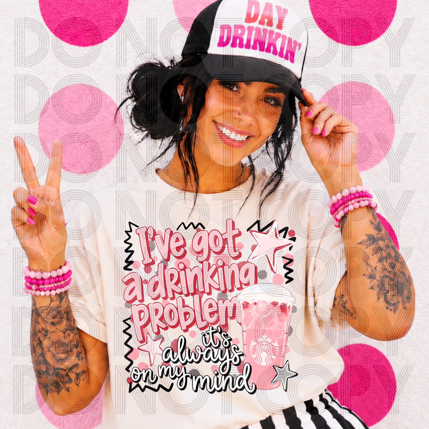 I’ve Got a Drinking Problem Funny Drink Lover Graphic Tee
