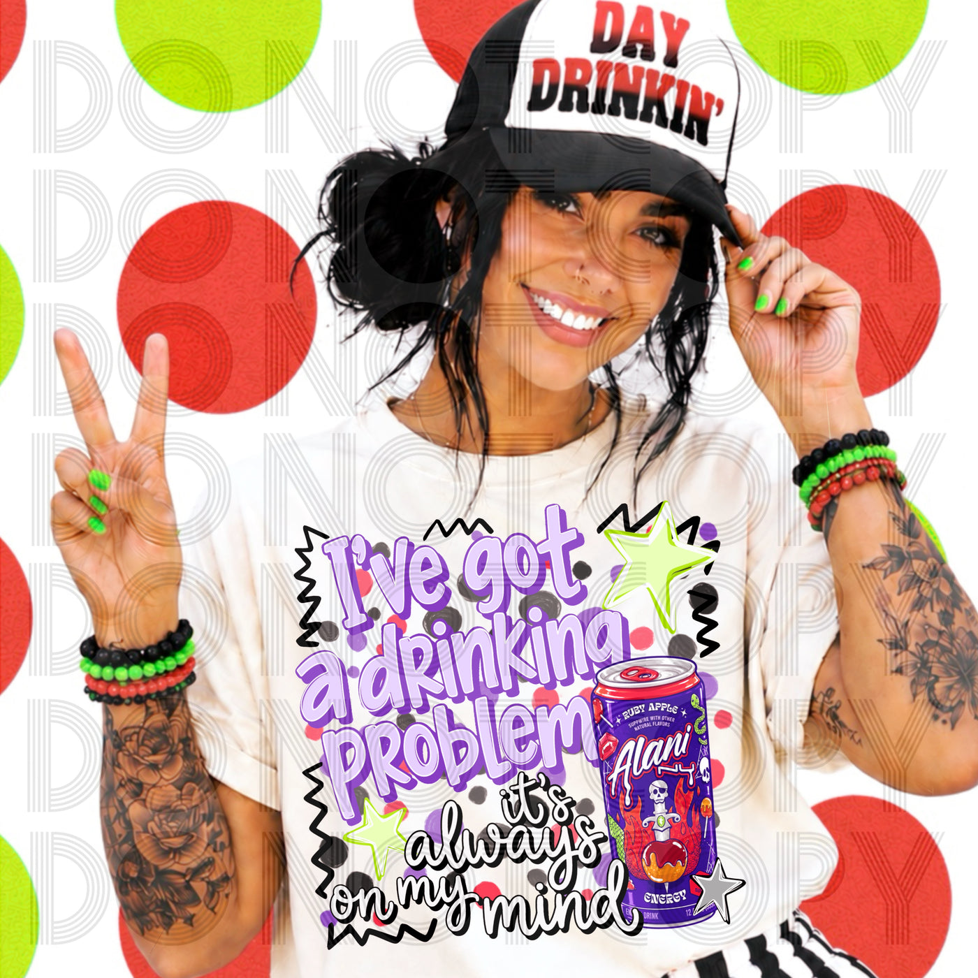 I’ve Got a Drinking Problem Funny Drink Lover Graphic Tee