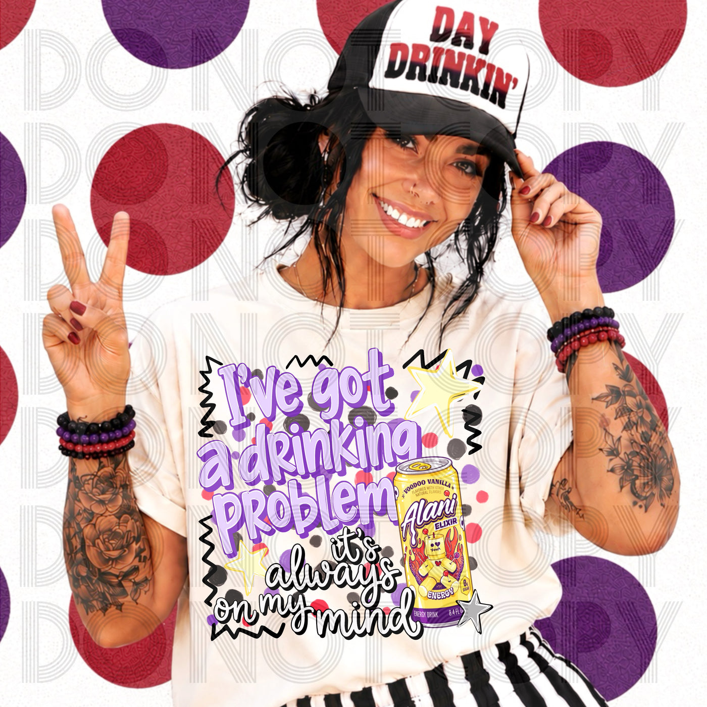 I’ve Got a Drinking Problem Funny Drink Lover Graphic Tee