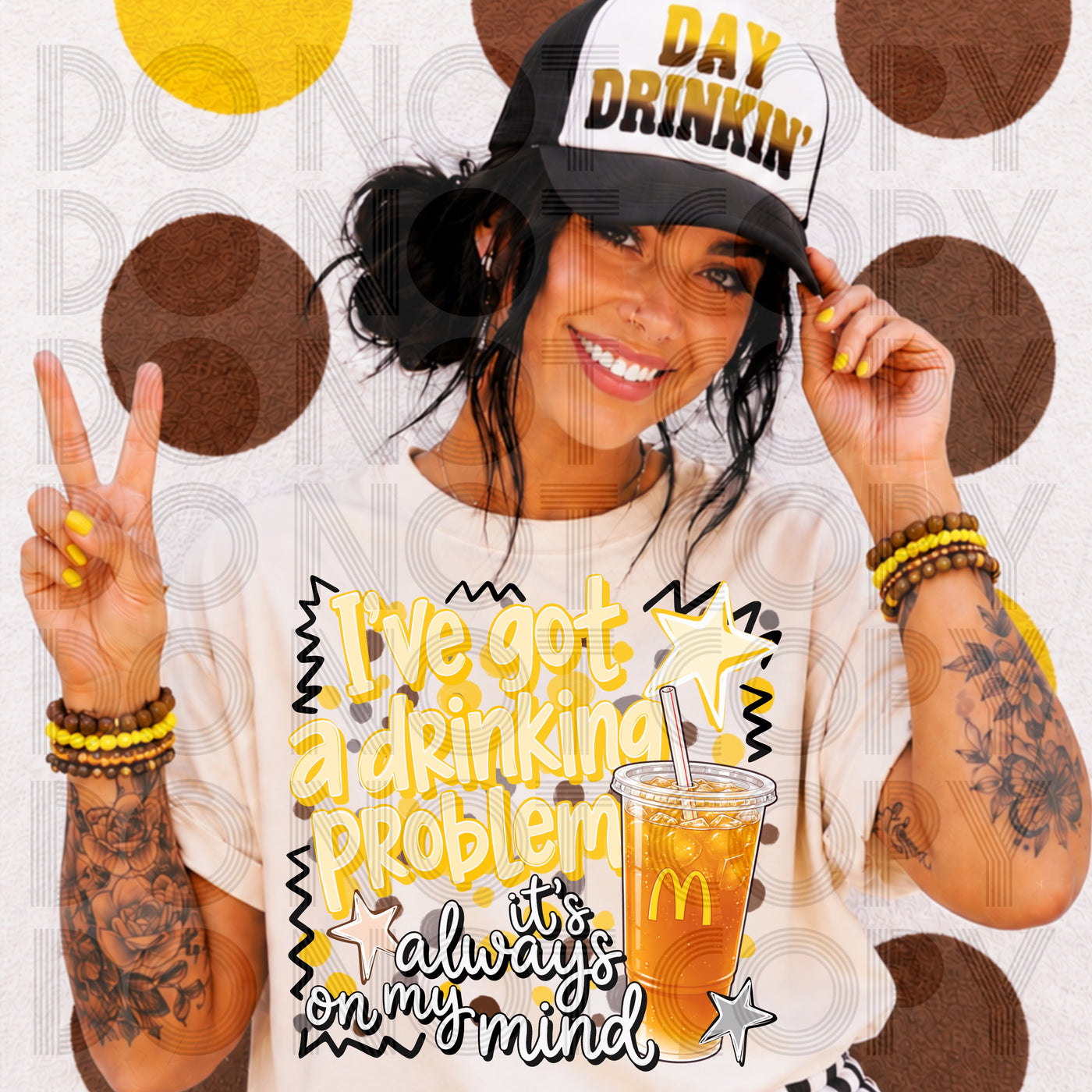 I’ve Got a Drinking Problem Funny Drink Lover Graphic Tee