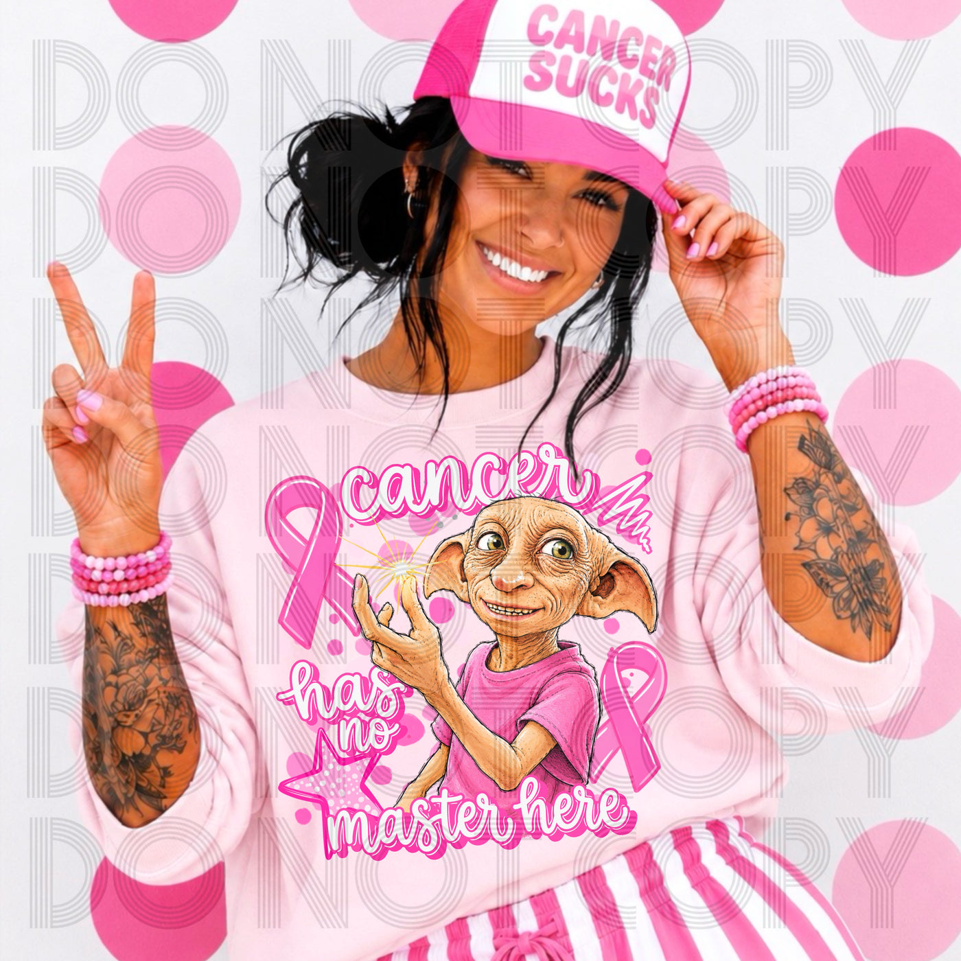 Cancer Has No Master Breast Cancer Awareness Graphic Tee