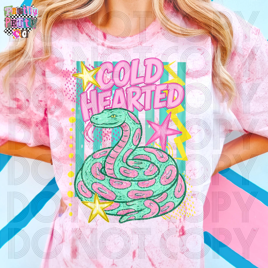 Cold Hearted Snake Comfort Colors Colorblast Graphic Tee, Sassy Western Snake Shirt, Bold Attitude Boutique Style, Adult & Youth Sizes - Pretty Petty Co