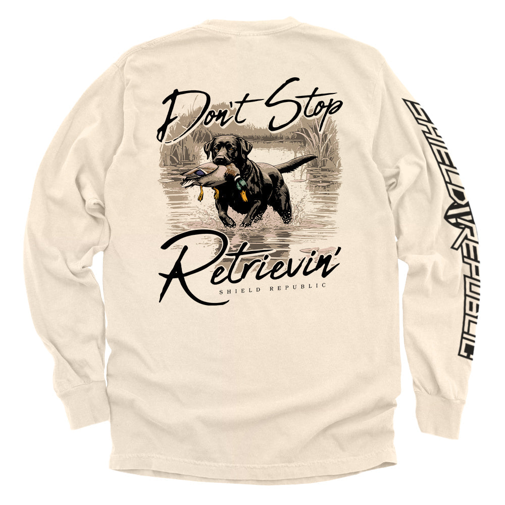 Don't Stop Retrievin' Black Lab - Pretty Petty Co