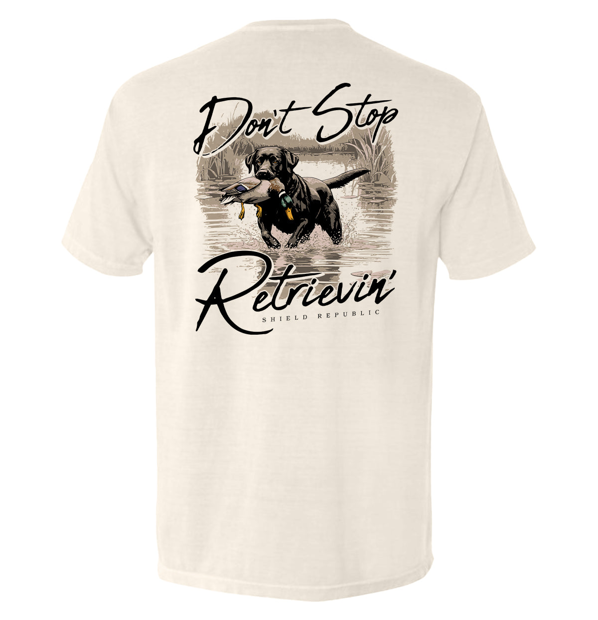 Don't Stop Retrievin' Black Lab - Pretty Petty Co