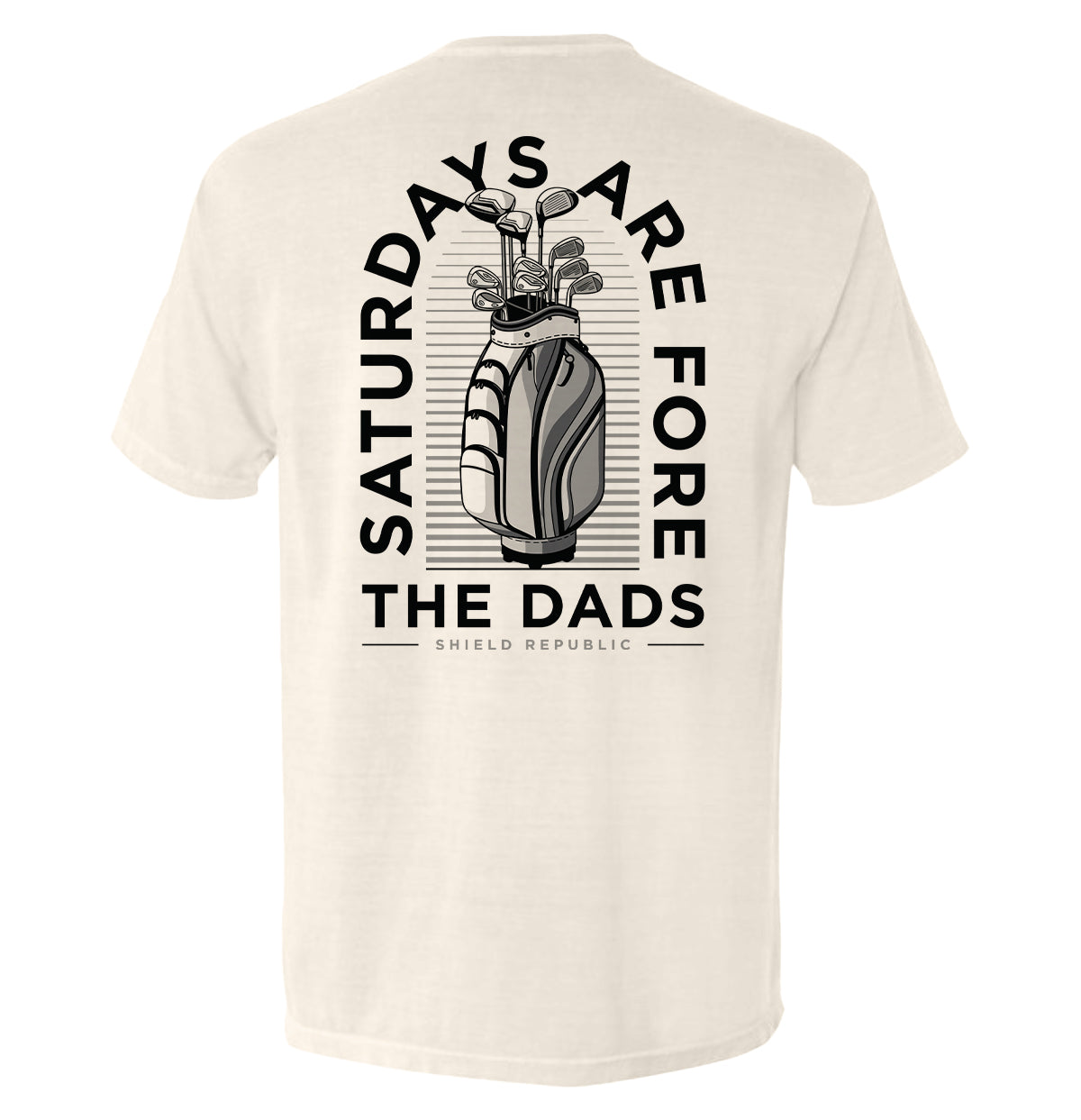 Saturdays Are For The Dads Golf Grey - Pretty Petty Co